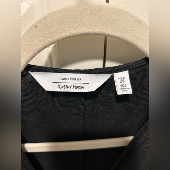 And Other Stories Linen Wrap Mini Dress , size 6 - Picture 11 of 12